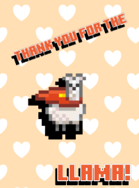 Ty for the llama thingy