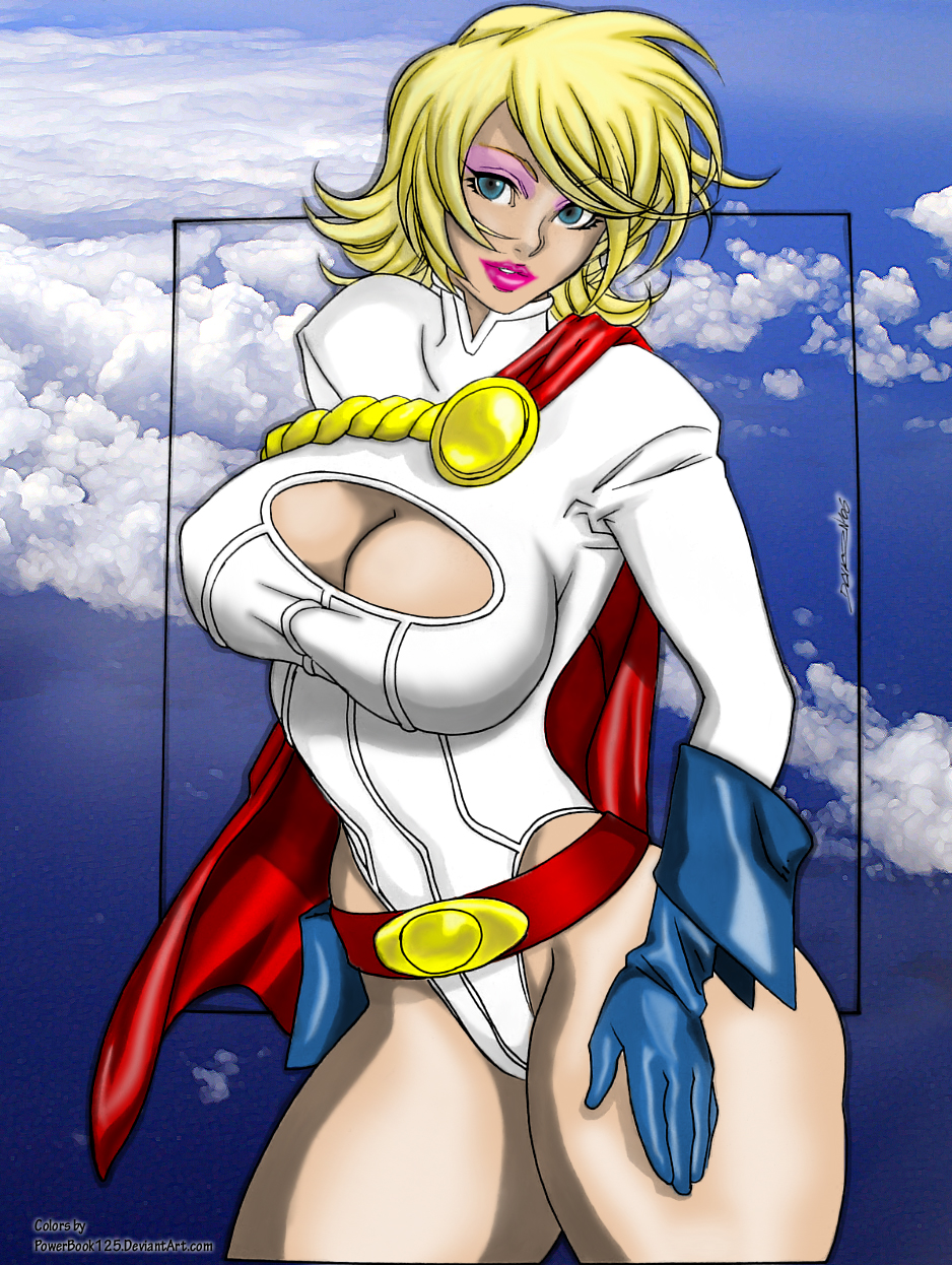 Power Girl Anime by Daikon