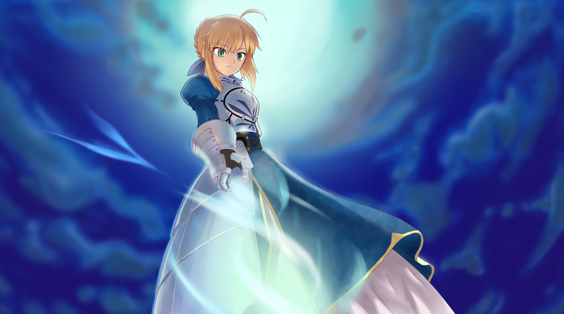 Fate/stay night Saber CG by xiaolongli on DeviantArt