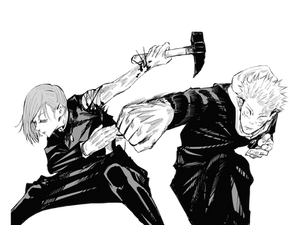 Jujutsu Kaisen - Nobara + Yuji Black Flash Render