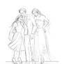 Bella, Edward, and Renesmee - Prom Outfits (Lines)