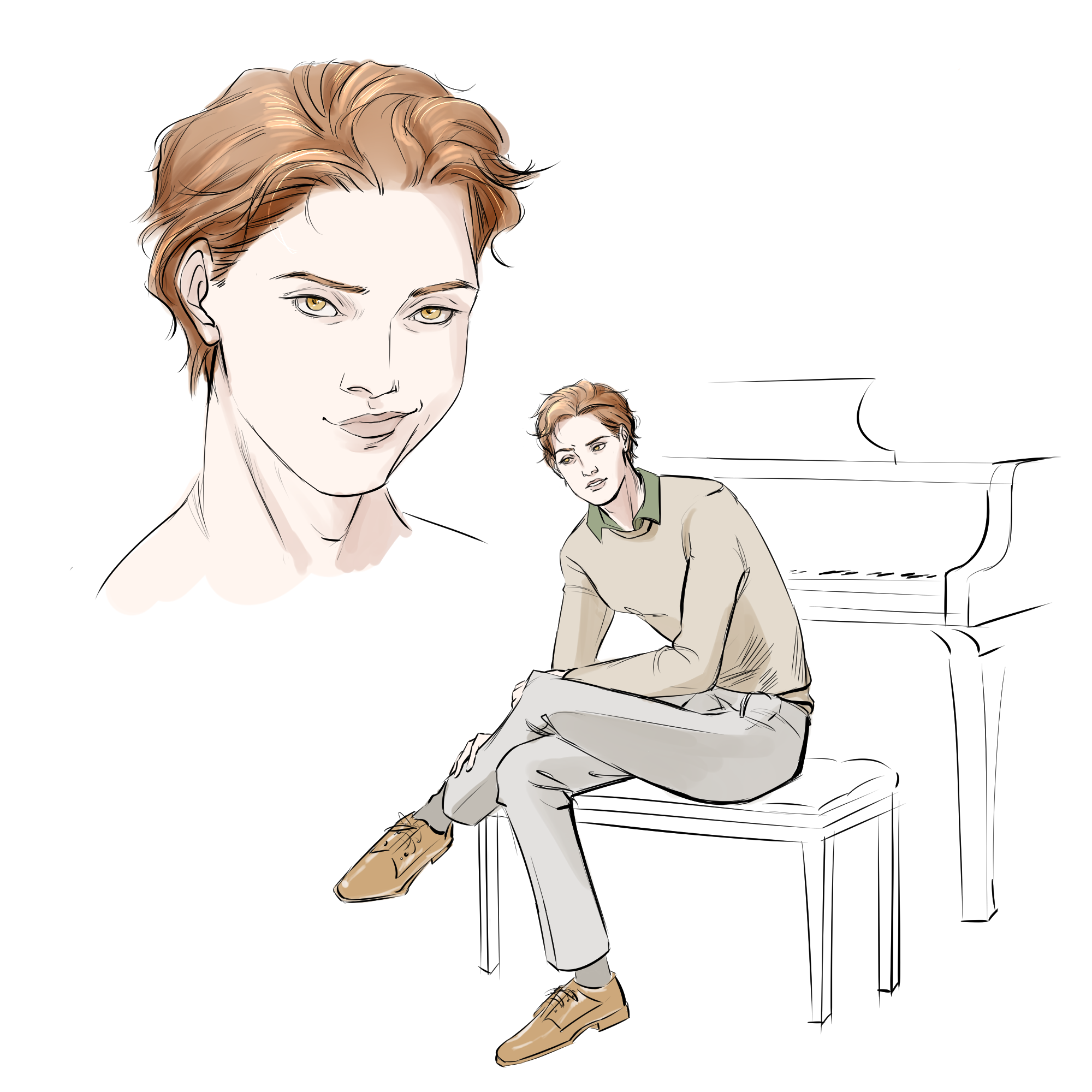 Edward Cullen - color palette practice. by MeltingInTheTwilight on DeviantArt Edward Cullen - color palette practice. by MeltingInTheTwilight on DeviantArt
