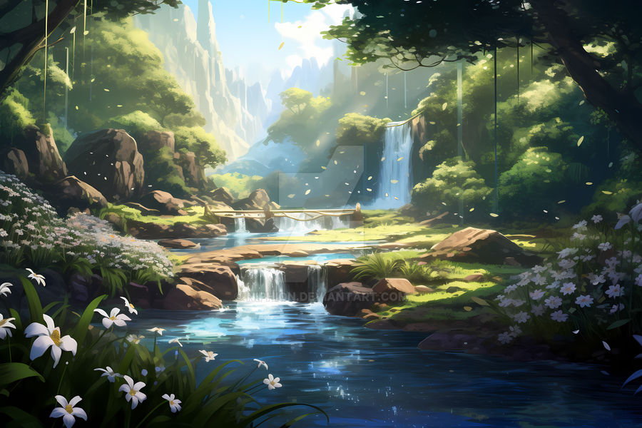 Desktop Wallpaper - Peaceful retreat by Niphion on DeviantArt