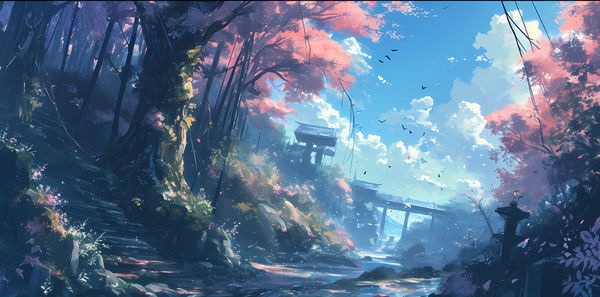 Desktop Wallpaper:: Fantasy Landscape by Niphion on DeviantArt