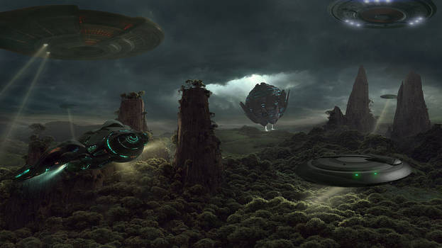 UFO Search by -DRAGON JIEANU-