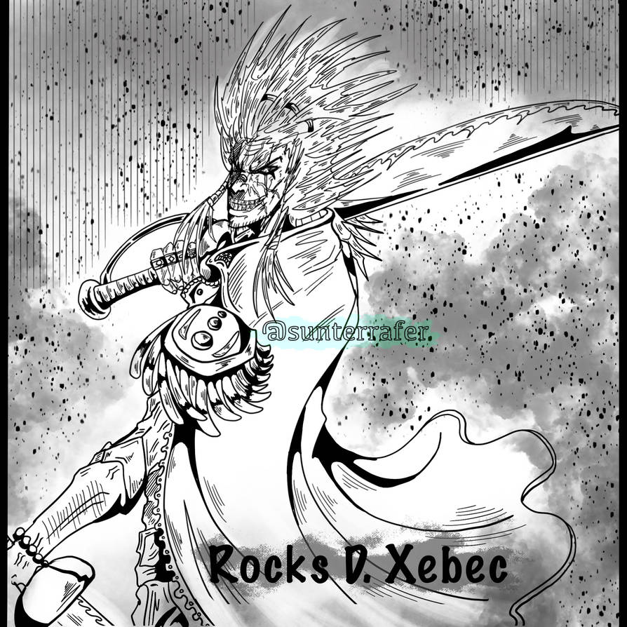 rocks d xebec (one piece) drawn by immrskull
