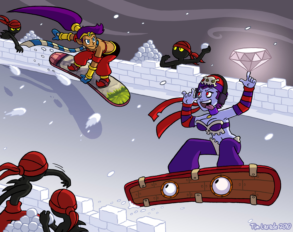 Shantae vs Risky Snowboarding