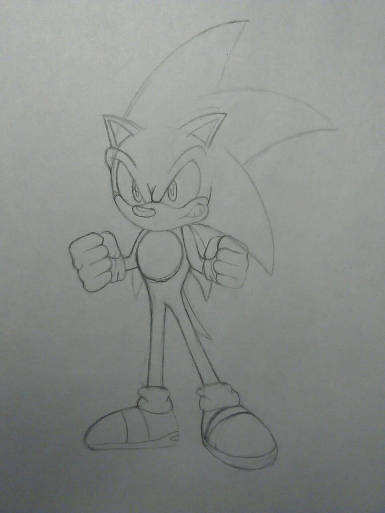 angry sonic by artsonx on DeviantArt