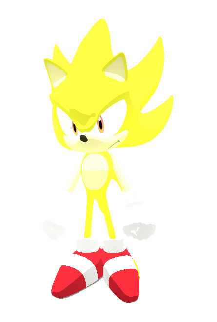 hyper sonic by artsonx on DeviantArt