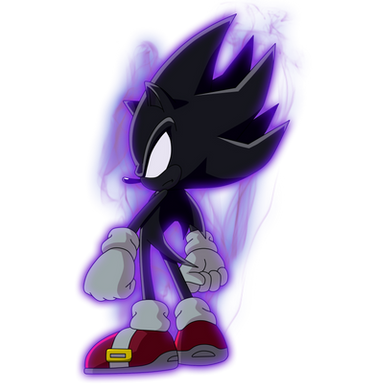 Super Dark Sonic by NeppyNeptune on DeviantArt