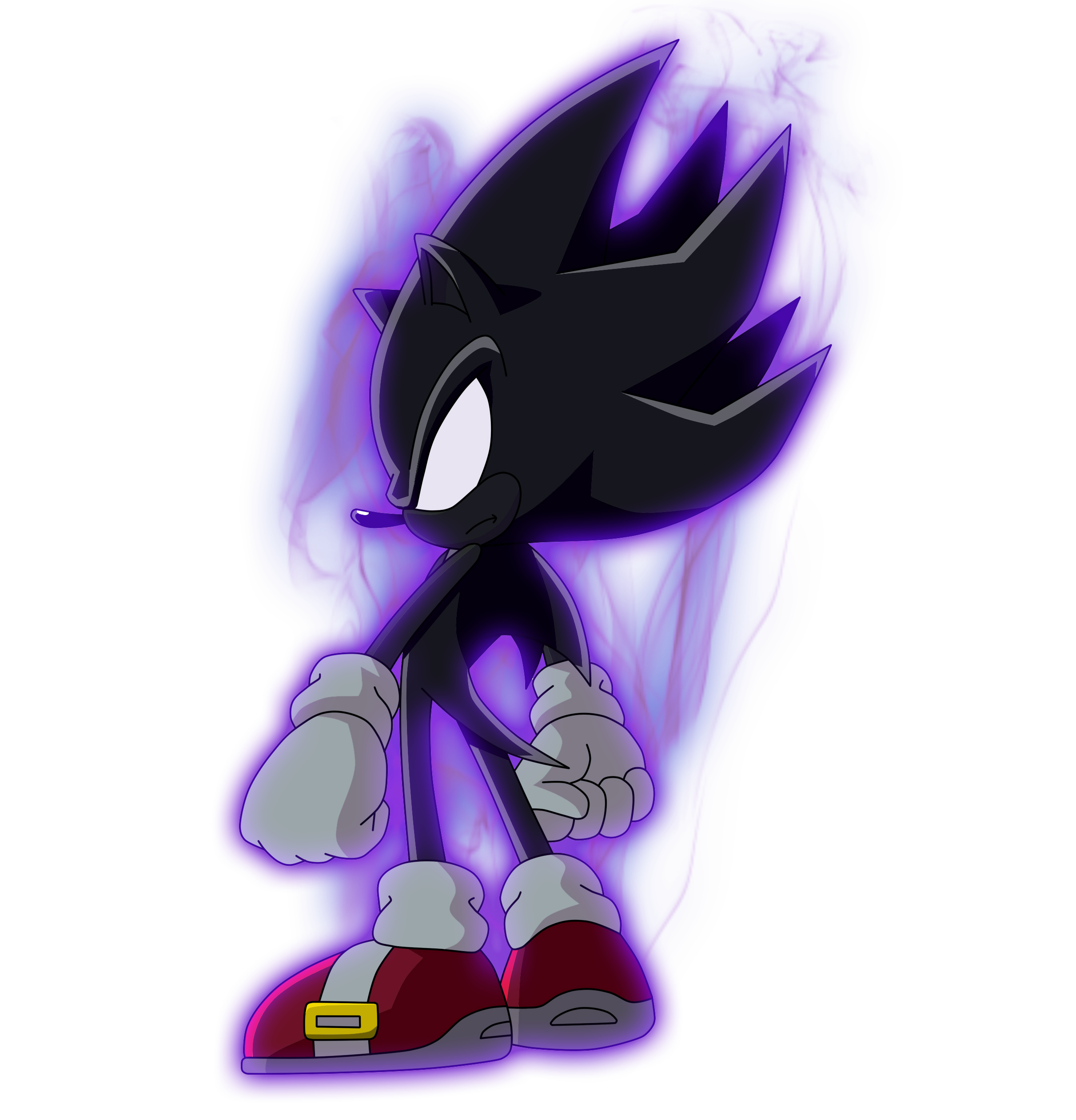 super dark sonic by cmara on DeviantArt