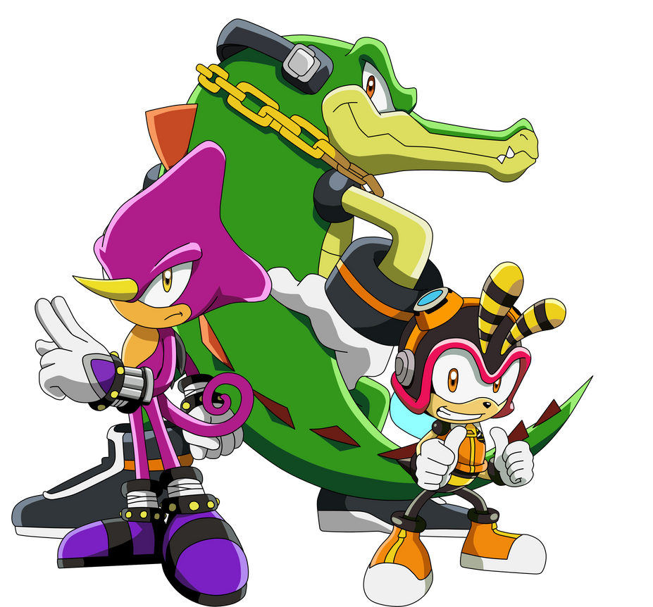 team Chaotix - Sonic modern figures #artwork