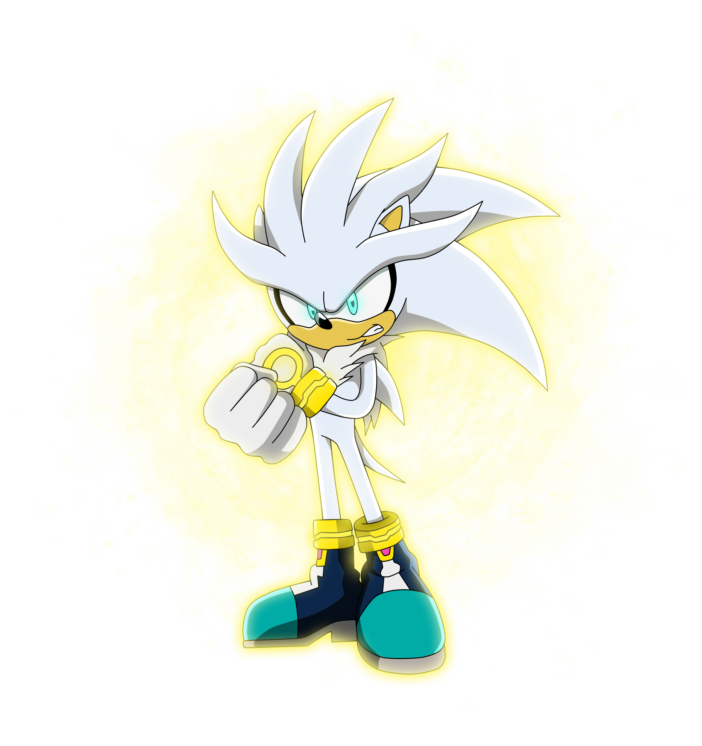 hyper sonic by artsonx on DeviantArt