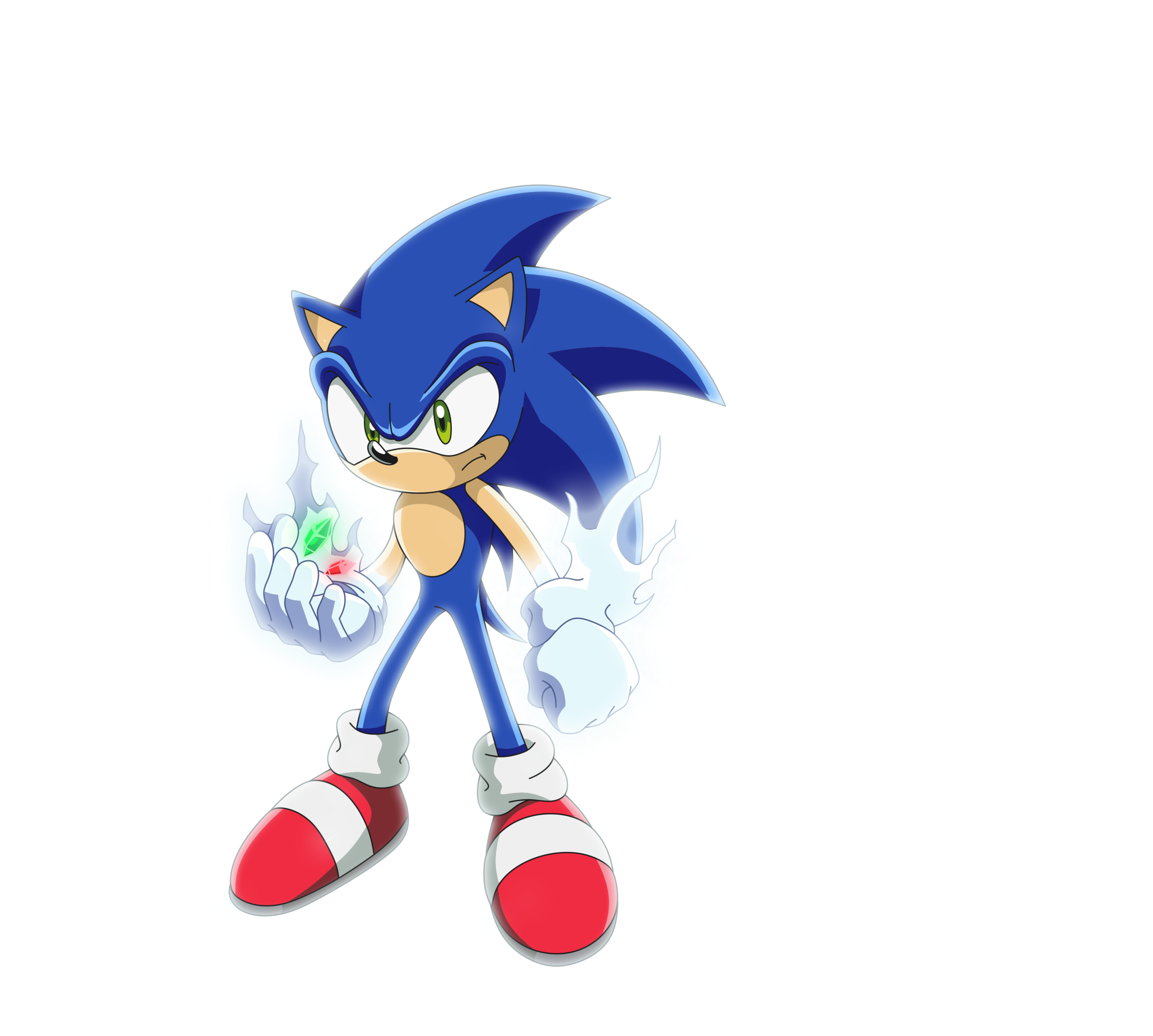 hyper sonic by artsonx on DeviantArt