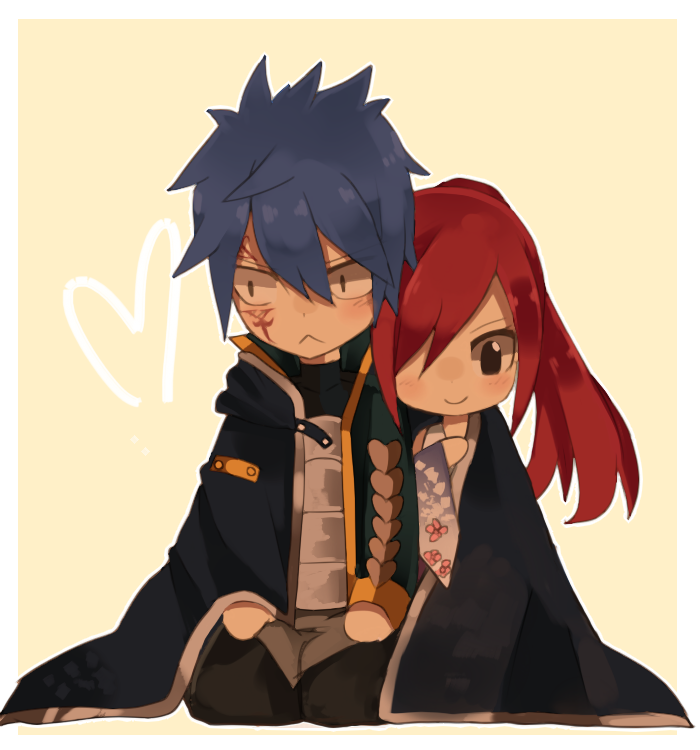 Jellal x Erza Chibi