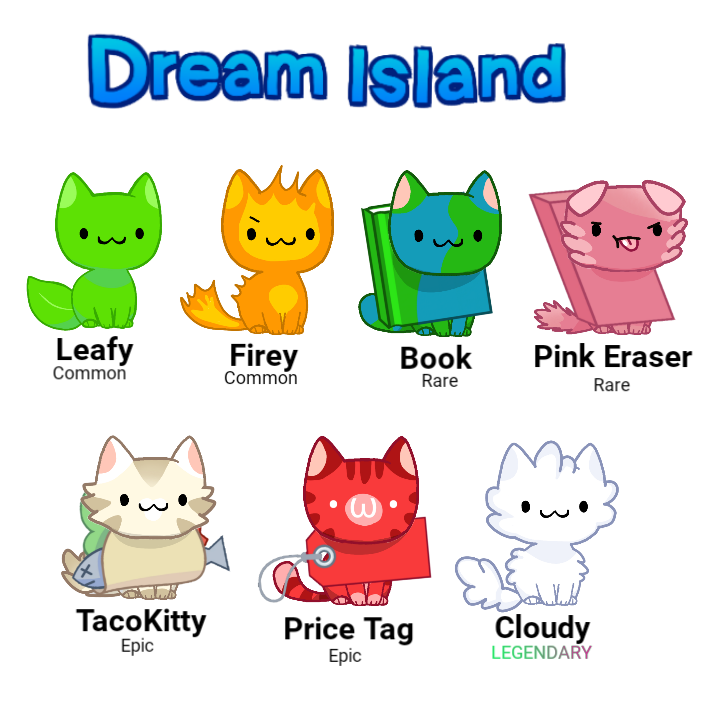 Dream Island Characters  Cat Game Collector by Liaodkciwed on DeviantArt