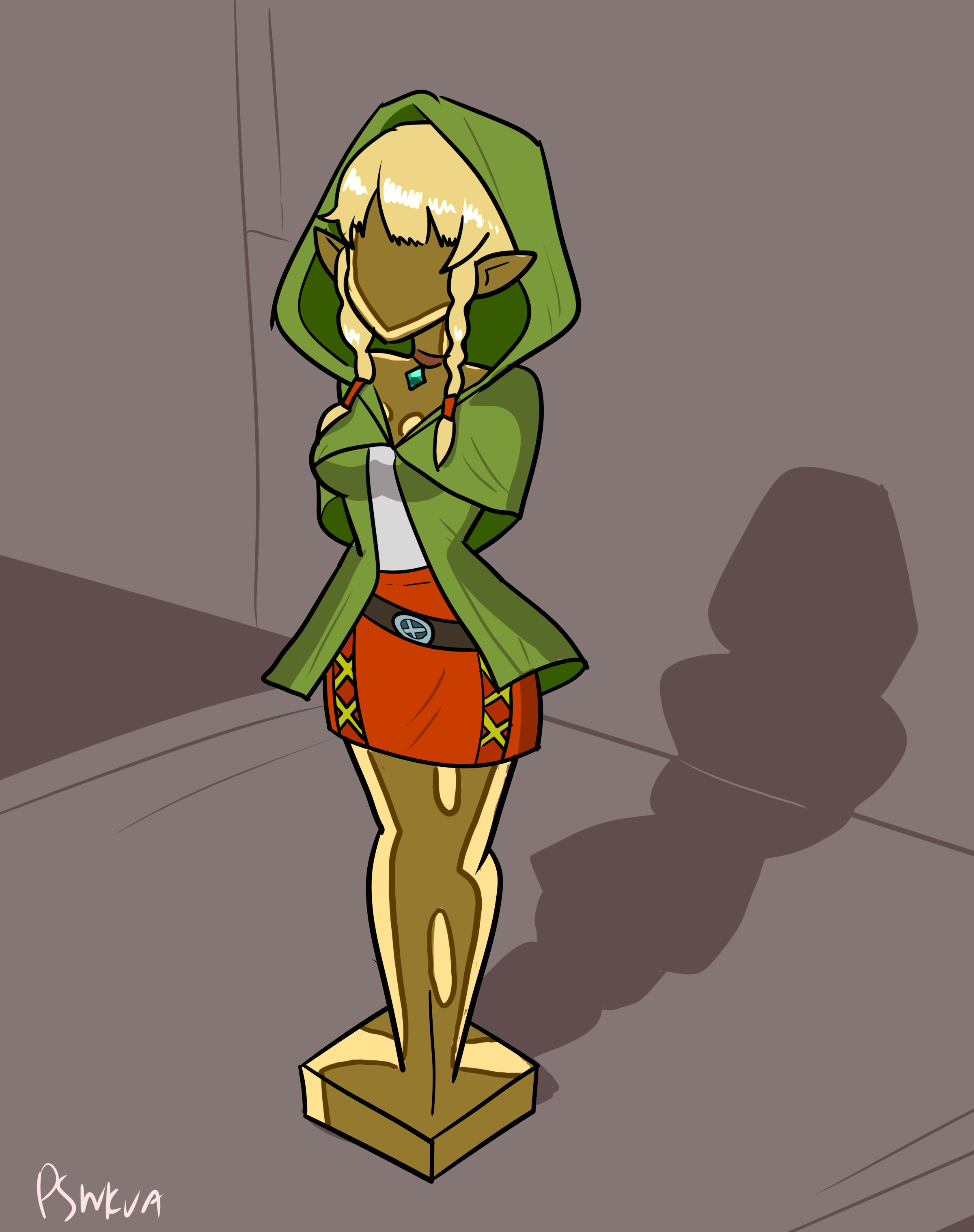 Face Less Stand Faceless Hyrulian Stand by cangkulretak on DeviantArt