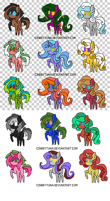 Adoptable Ponys!!! 5 Points Each!!!