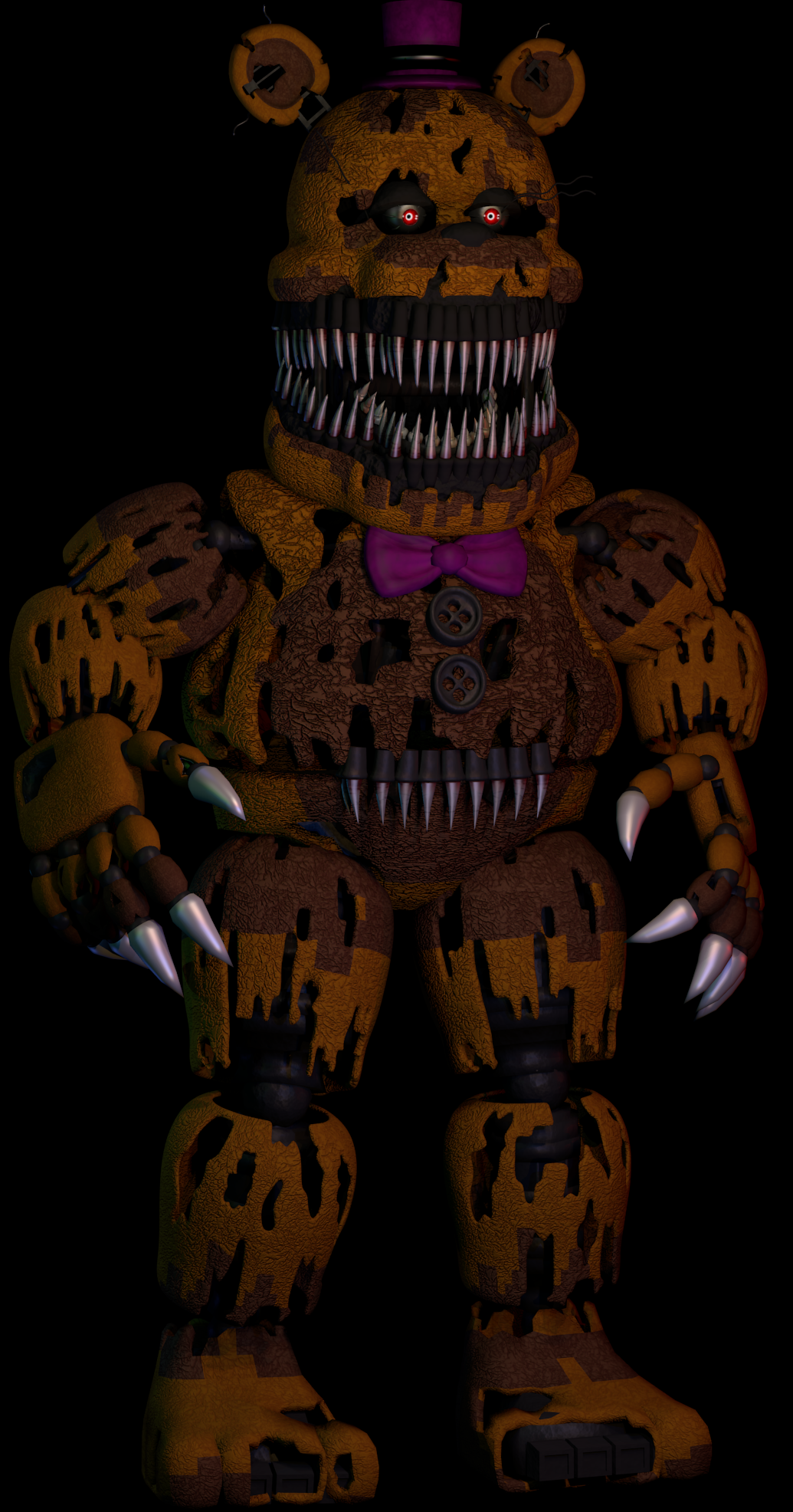 3D file FIVE NIGHTS AT FREDDY'S Nightmare FredBear FILES FOR COSPLAY OR  ANIMATRONICS 🎃・Model to download and 3D print・Cults