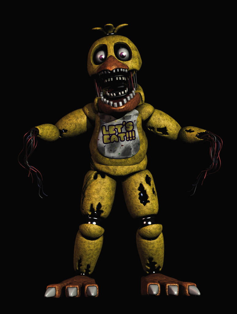 Withered Chica FNaF VR HW - Download Free 3D model by Captian Allen  (@Allen_Animations) [604ca94]