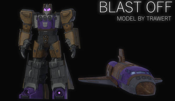 BLAST OFF 3D MODEL [BLENDER TF]