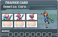 ( TRAINER CARD )  Shop clerk - Demelza Coro