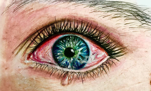 Crying eye 