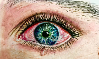 Crying eye 