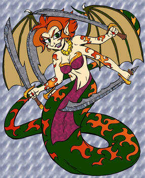 Demon-Snake Goddess