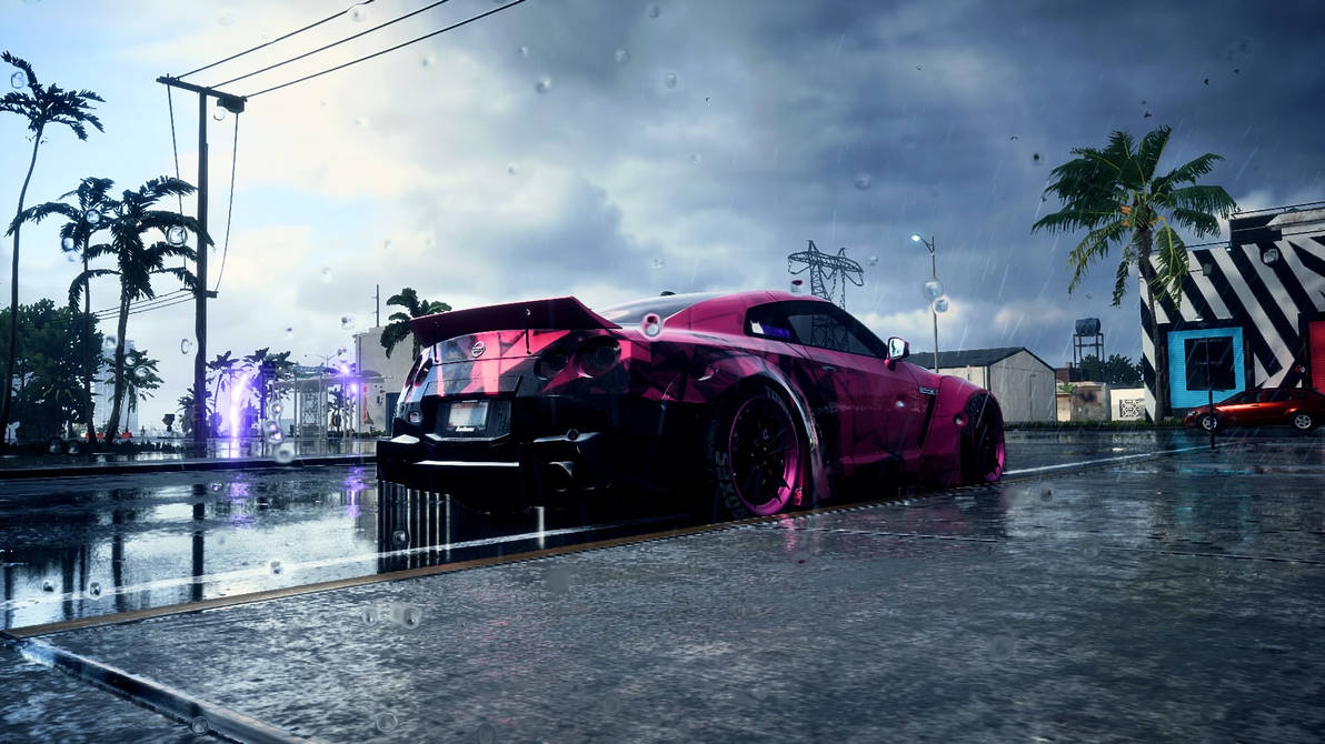 Pink GT-R (rear) by Rimkj12 on DeviantArt