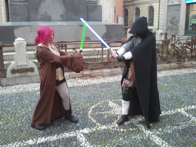 Galen And Padawan Fight