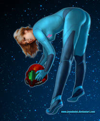 Samus Aran Pinup - Metroid