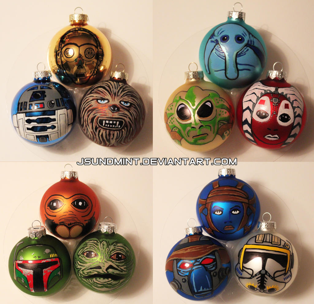 Star Wars Ornaments by jsundmint