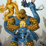 The Fantastic Four F4 Colored