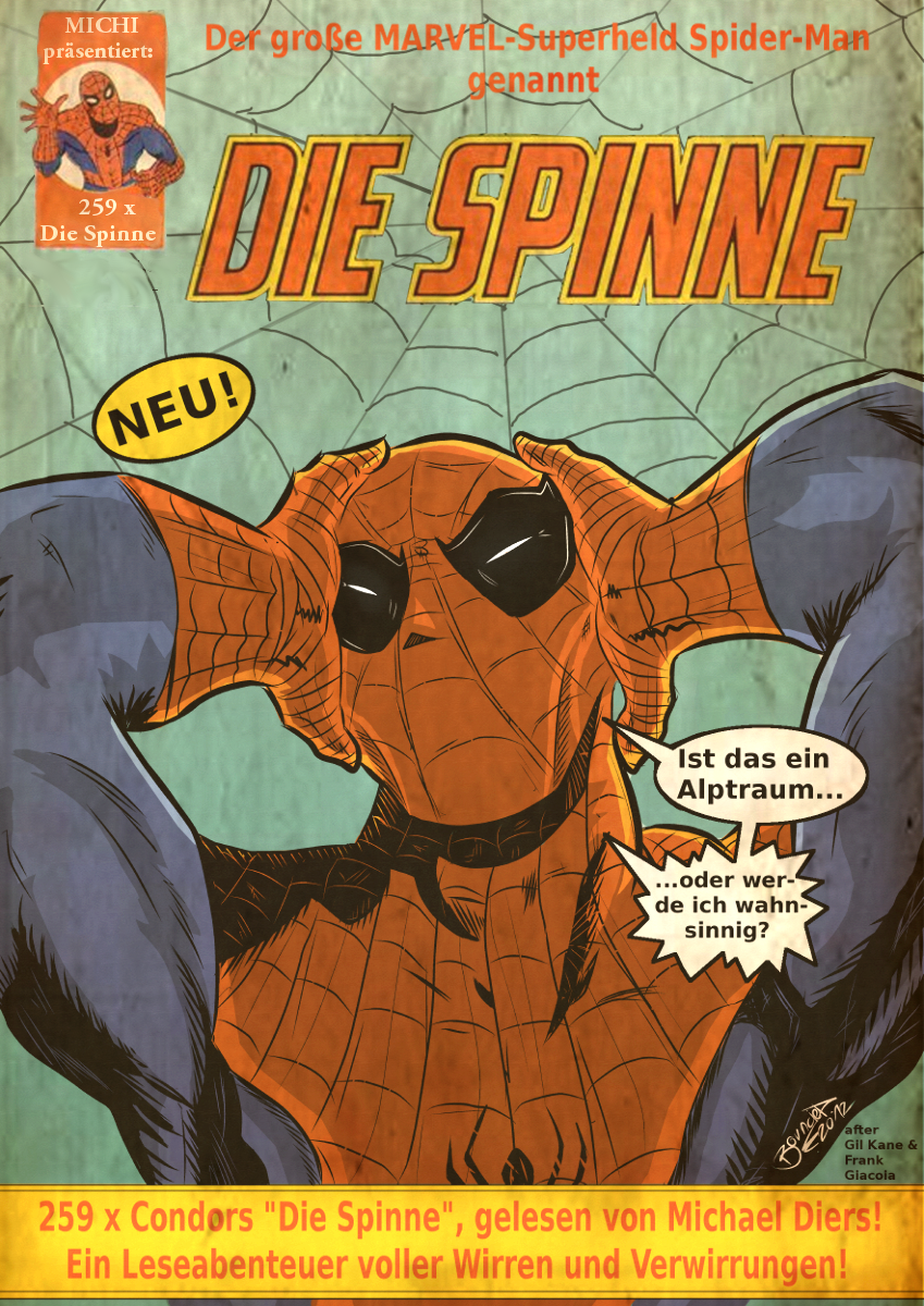 Spider-Man Die Spinne Retro Cover