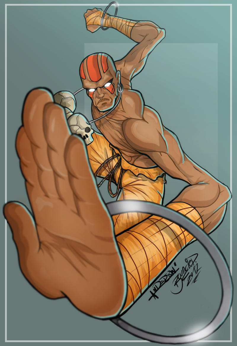 Dhalsim from Street Fighter Colorjob