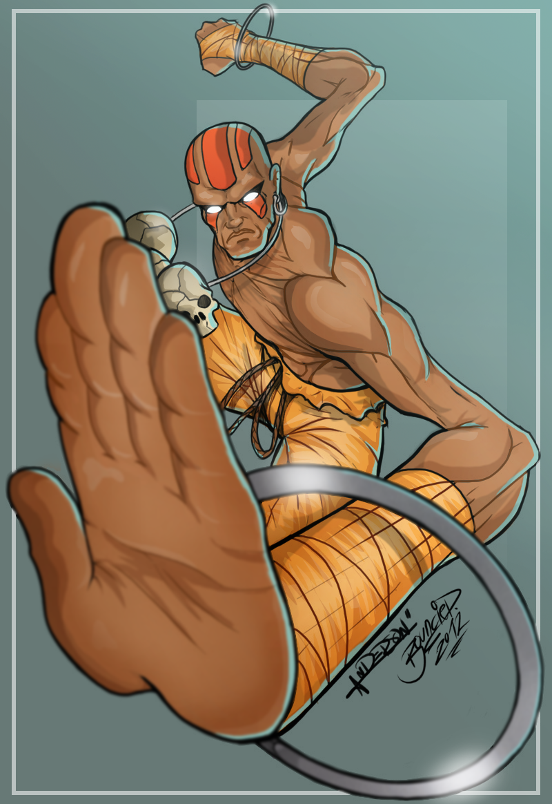 Dhalsim from Street Fighter Colorjob by BouncieD