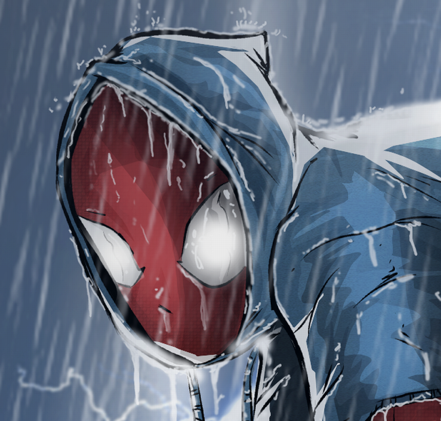 Scarlet Spider (JRJr. Hommage) Detail Shot