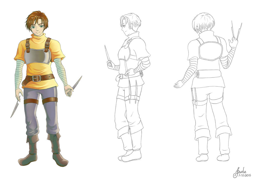 Said - Model Sheet by JCW-Arts on DeviantArt