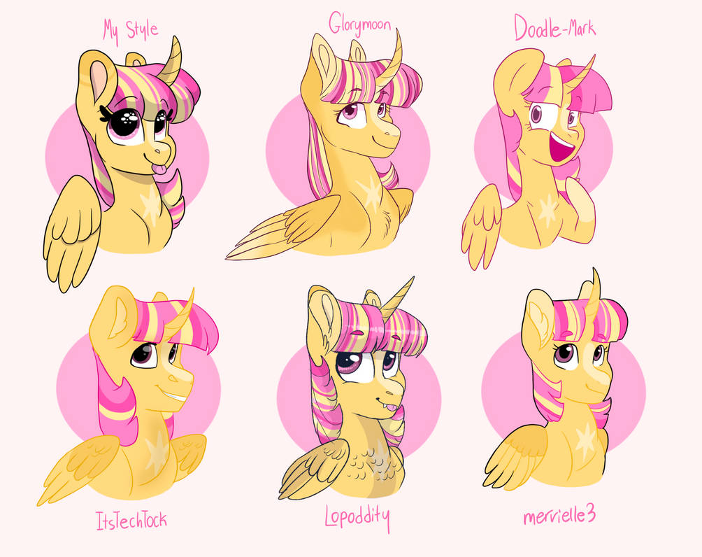 MLP Art Style Challenge by MoccaBliss on DeviantArt