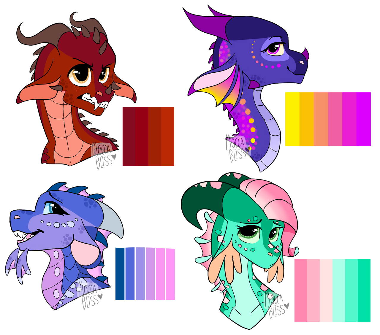 Moccabliss Blue Raspberry WOF Adopt Batch #1 - CLOSED by MoccaBliss on DeviantArt