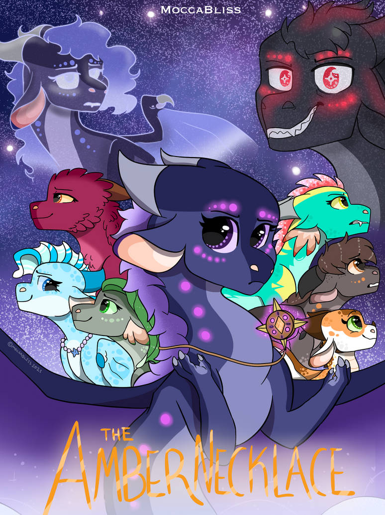 Moccabliss Blue Raspberry The Amber Necklace Cover by MoccaBliss on DeviantArt