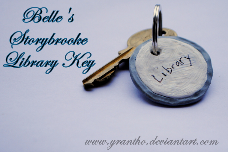 Belle's Storybrooke Library Key - Once Upon A Time