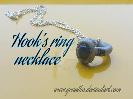 Hook's Ring Necklace - Once Upon A Time