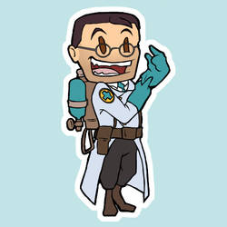 Blu Medic Sticker