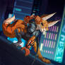 Vulpera Cyberpunk Rooftop Predator (Commission)