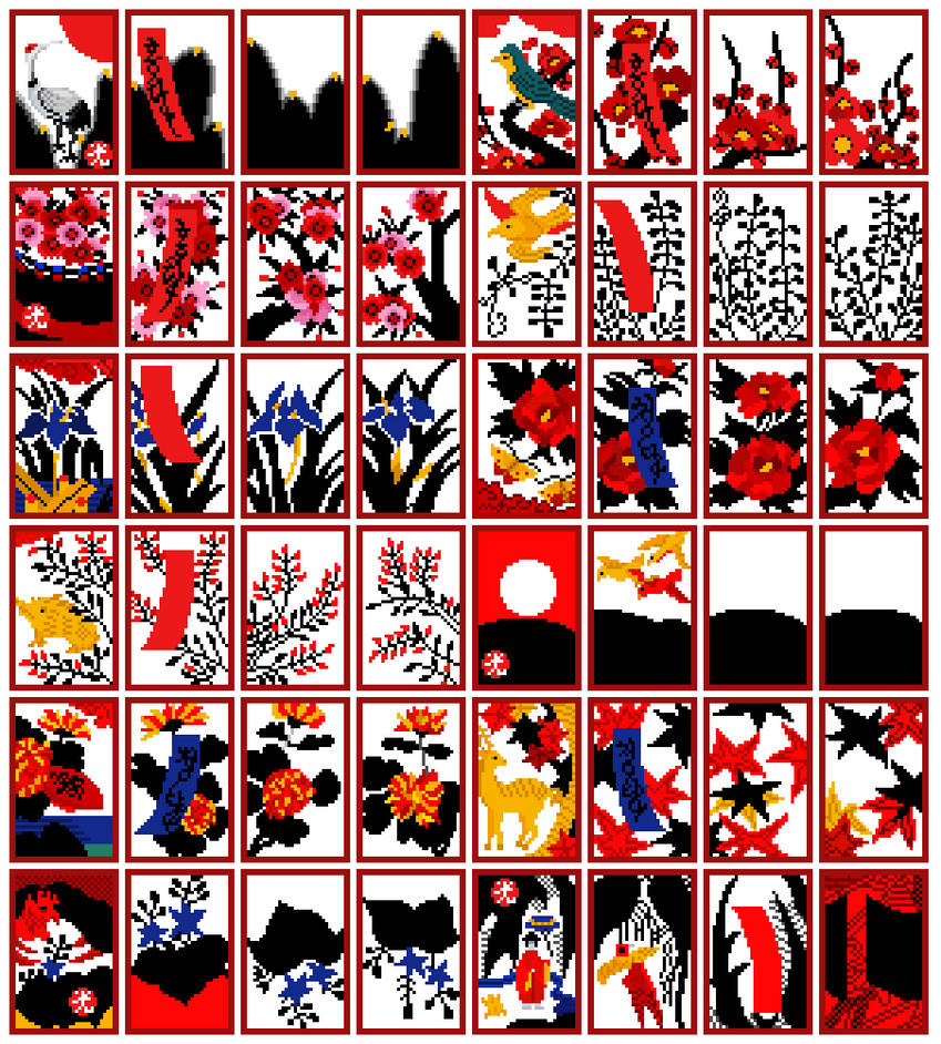 Hanafuda Pattern Hanafuda by PENU31 on DeviantArt