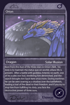 Orion trading card by Dostor