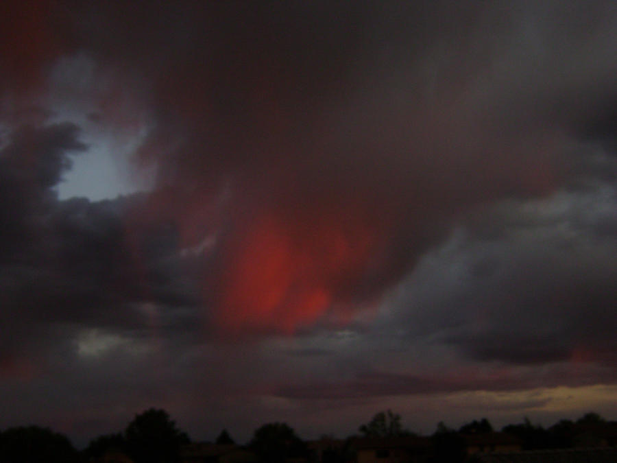 sunset rain