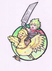 Chibi Cloud Chocobo